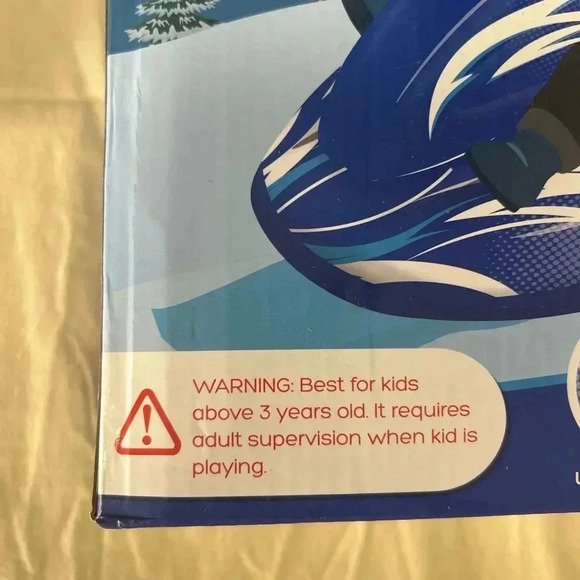 ❄️”Clispeed” NWT Inflatable Snow Sled Brand New in Box Never Opened🛷 - Picture 7 of 7